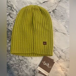 Toddler Boys Pima Cotton Green Tea Beanie Hat Sz 2-4